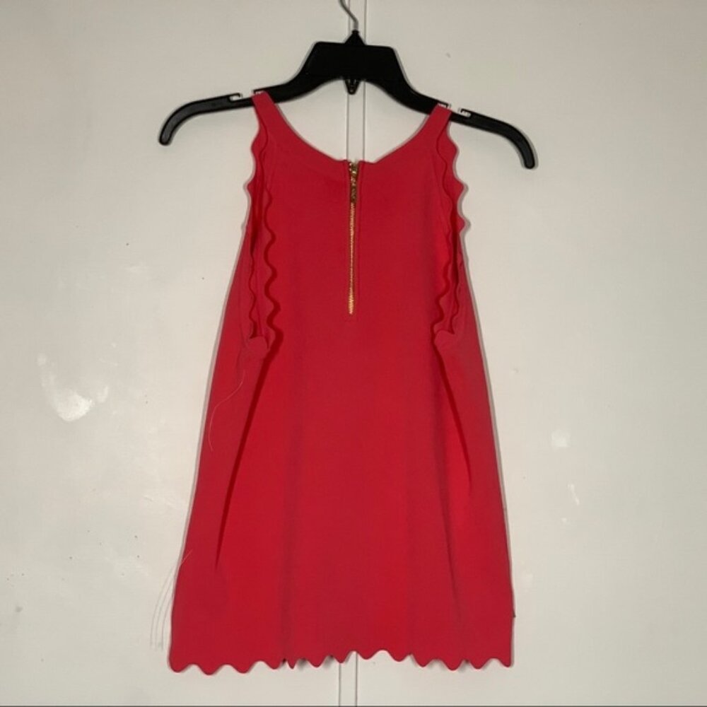 Eliza J Scallop Knit Halter Coral Sleeveless Top